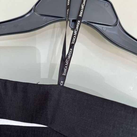 Y2K Jessica McClintock Strapless Zebra Stripe Bodycon Cocktail Dress, SZ M - Picture 5 of 13